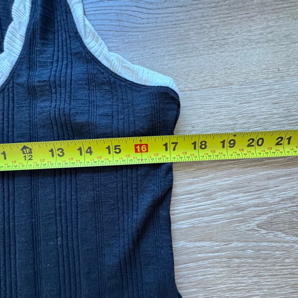 Pilcro Black and White Tank - Size L - Picture 4 of 6